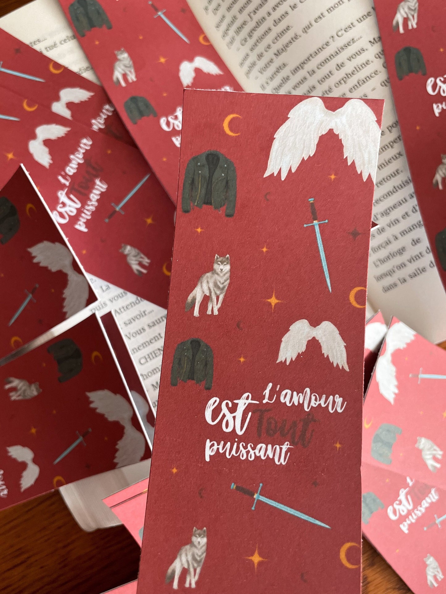 BOOKMARK - Marque page papier, inspiration crescent city