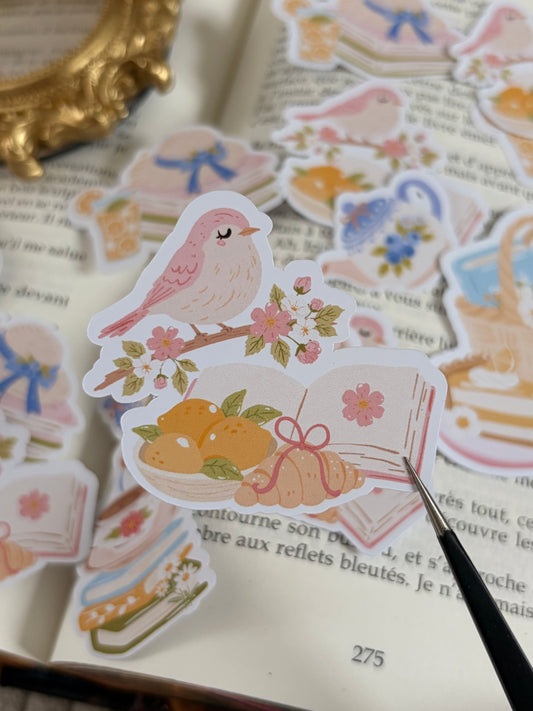 STICKERS - autocollant inspiration « Le goûter des lecteurs »