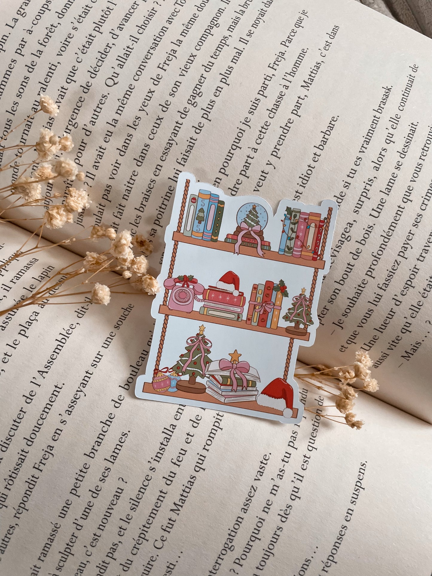STICKERS - autocollant inspiration « Etagère de Noël »