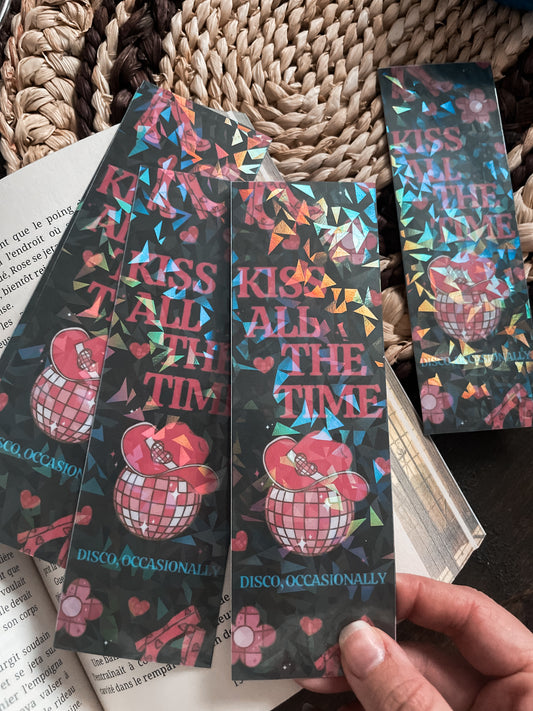 BOOKMARK - Marque page papier, inspiration « Kiss all the Time »