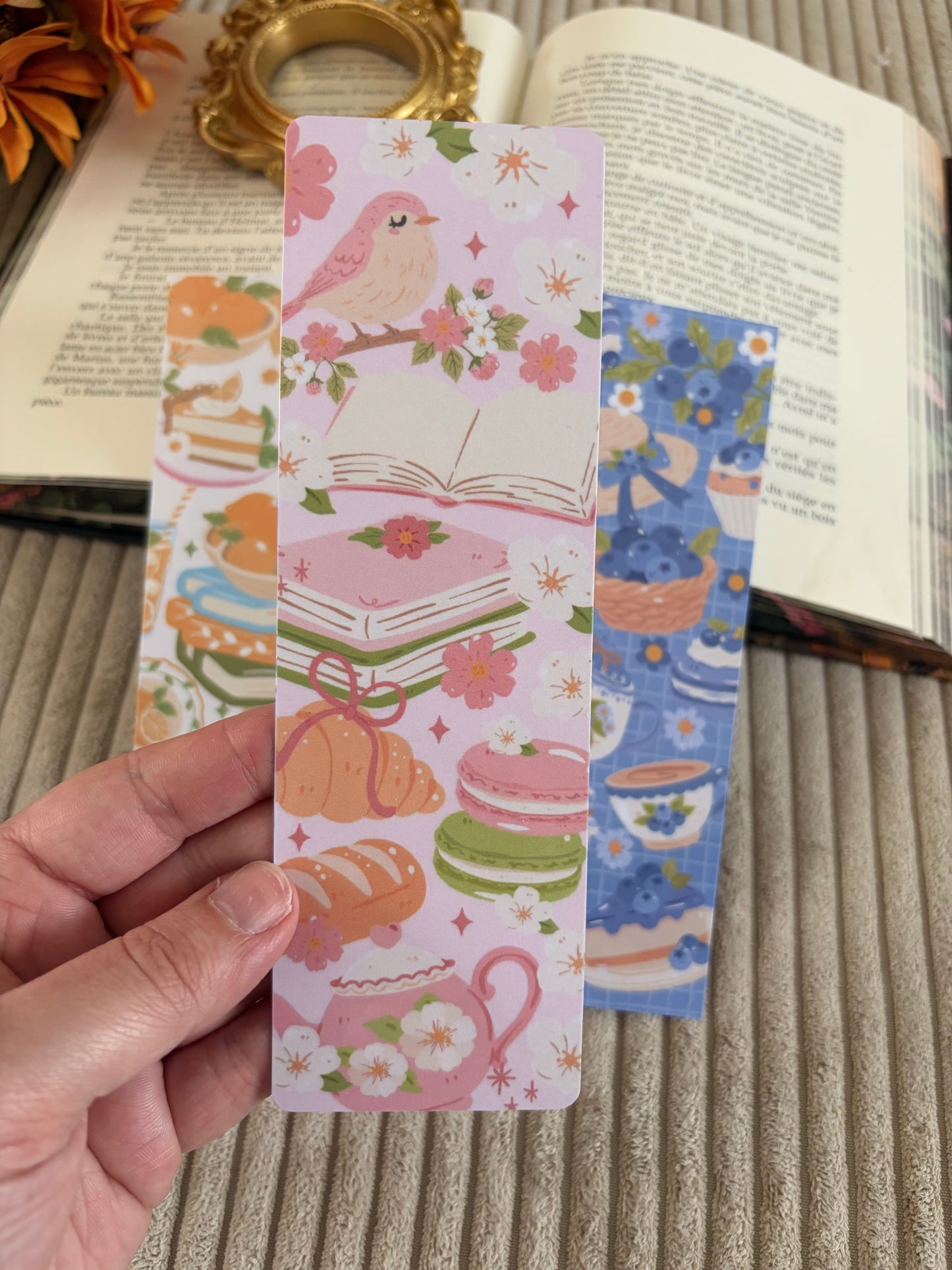 BOOKMARK - Marque page papier, inspiration « Le goûter des lecteurs »