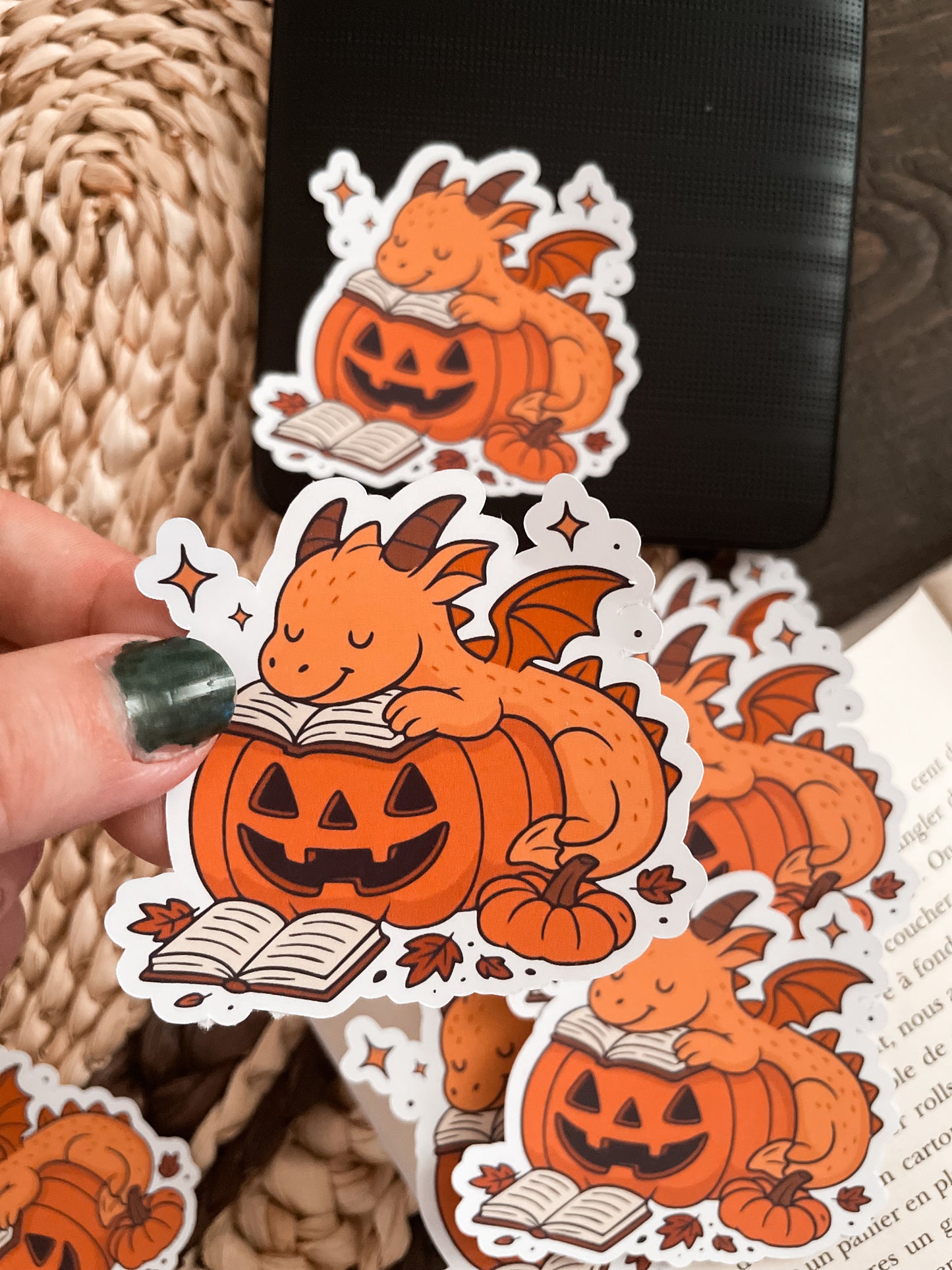 STICKERS - autocollant inspiration « Pumpkin Dragon »