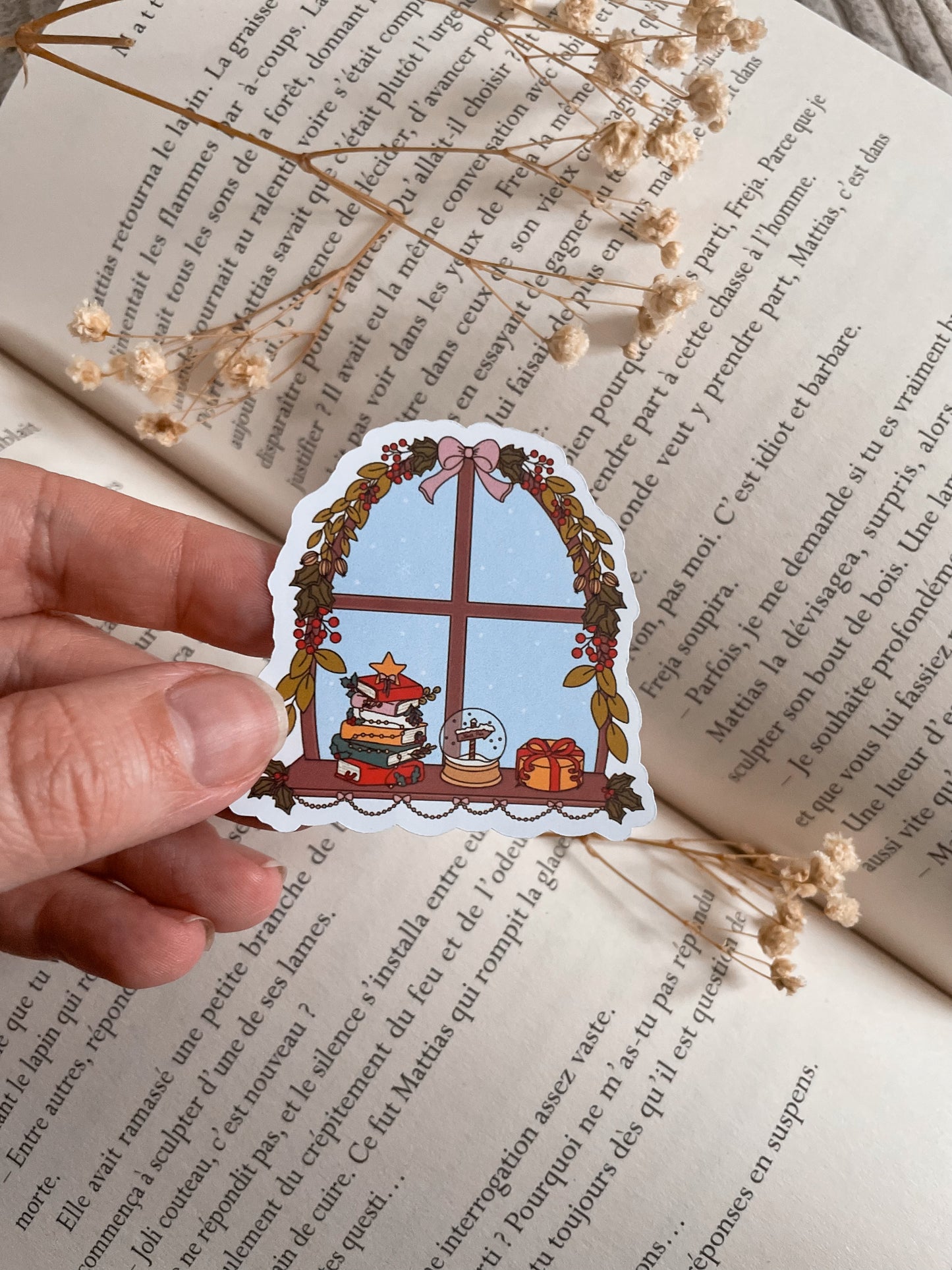 STICKERS - autocollant inspiration « Fenêtre de Noël »