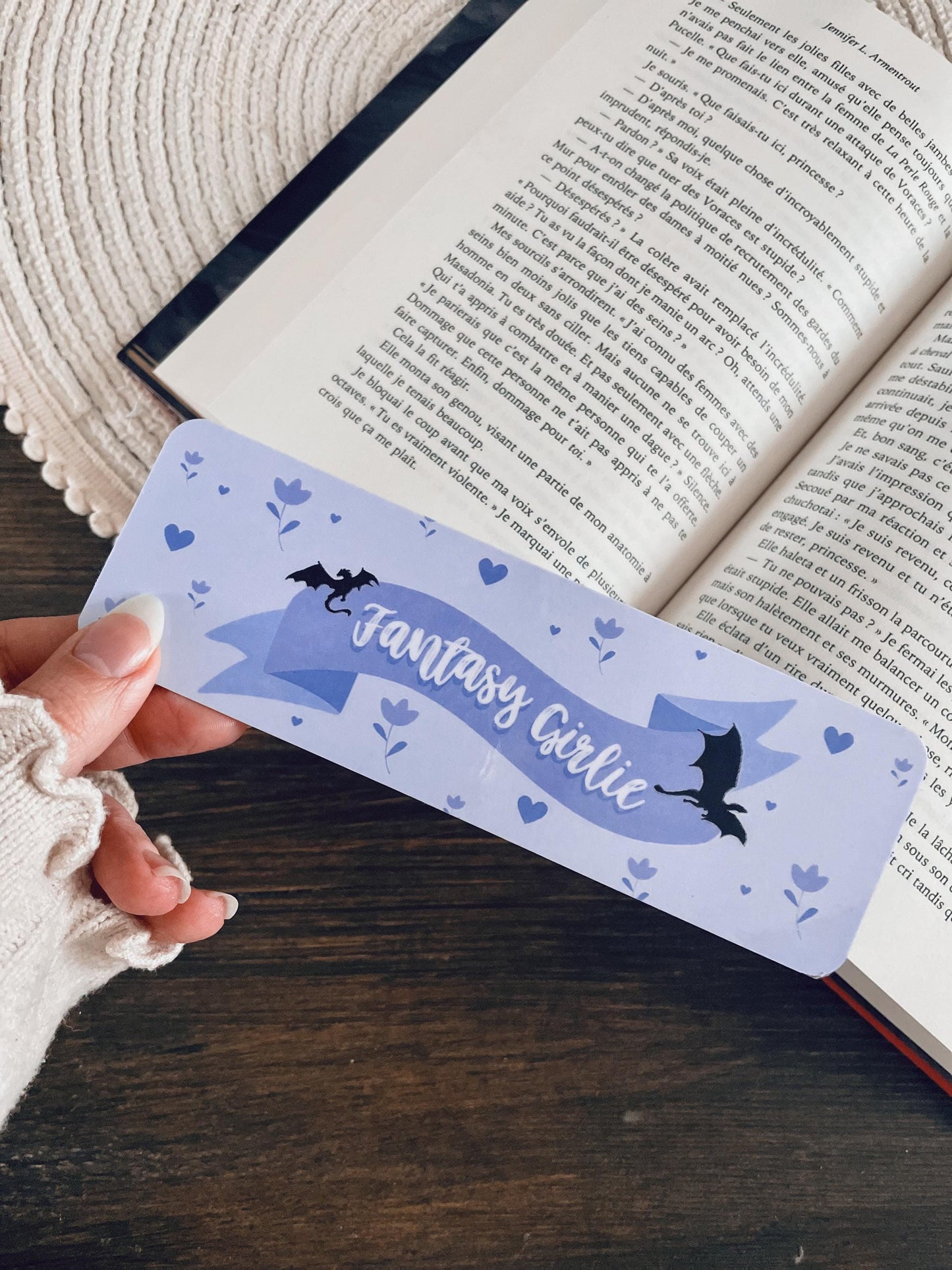 BOOKMARK - Marque page papier, inspiration fantasy girlie