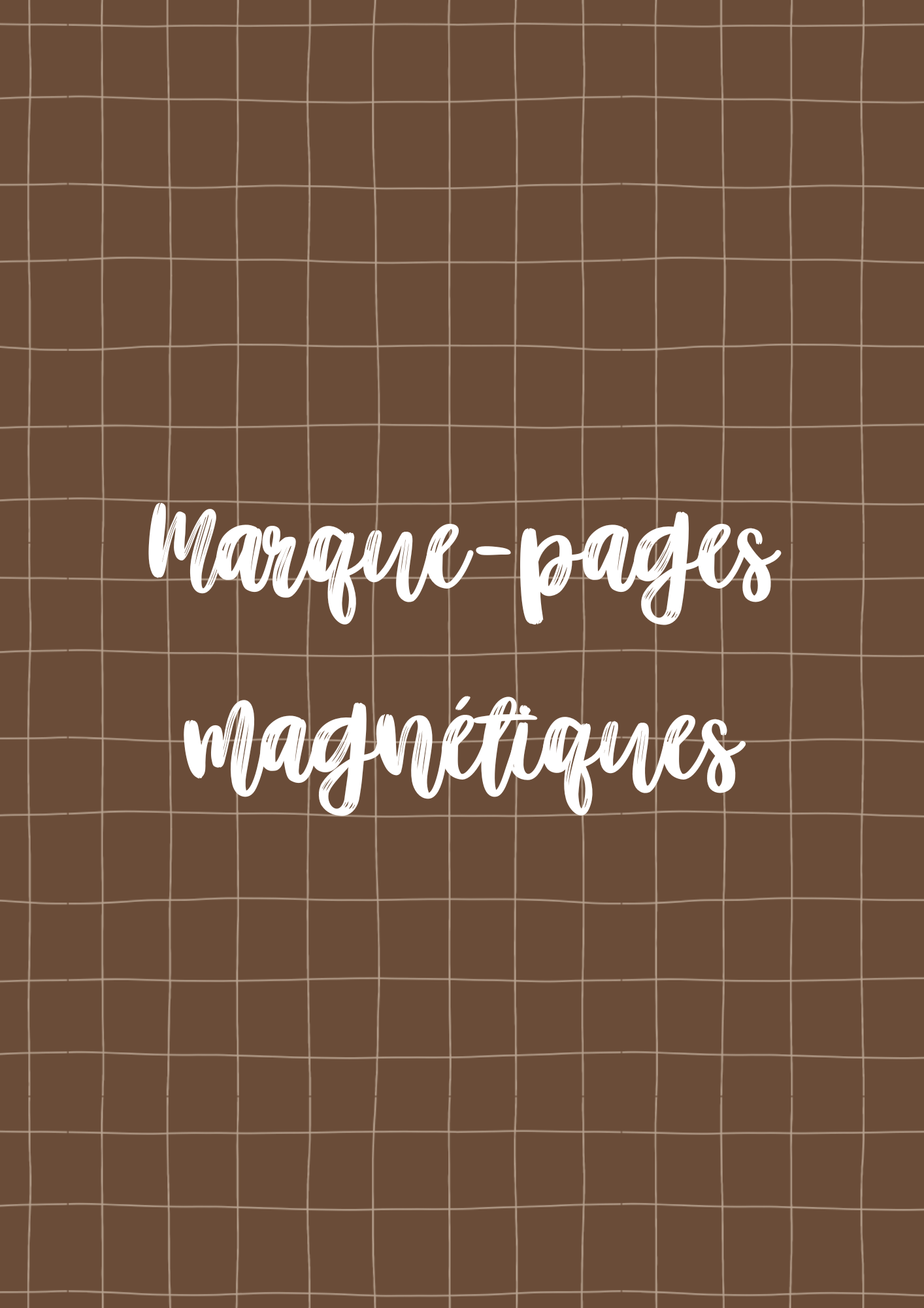 Marque-pages magnétiques