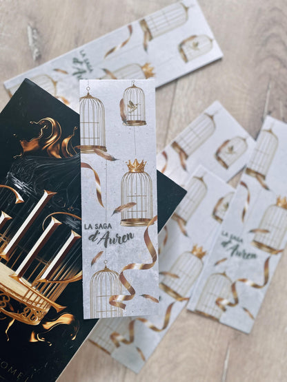 BOOKMARK - Marque page papier, inspiration la saga d'auren (gild)