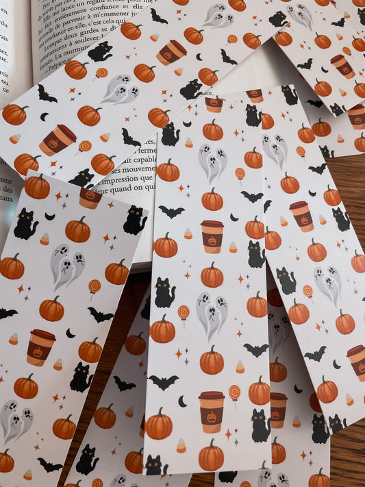 BOOKMARK - Marque page papier, inspiration halloween 2023
