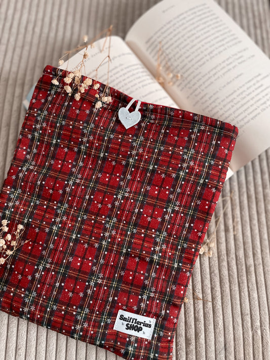 BOOKSLEEVE - Pochette à livre, Noël Écossais