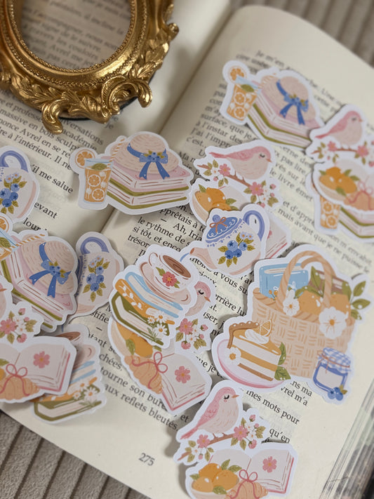 STICKERS - autocollant inspiration « Le goûter des lecteurs »