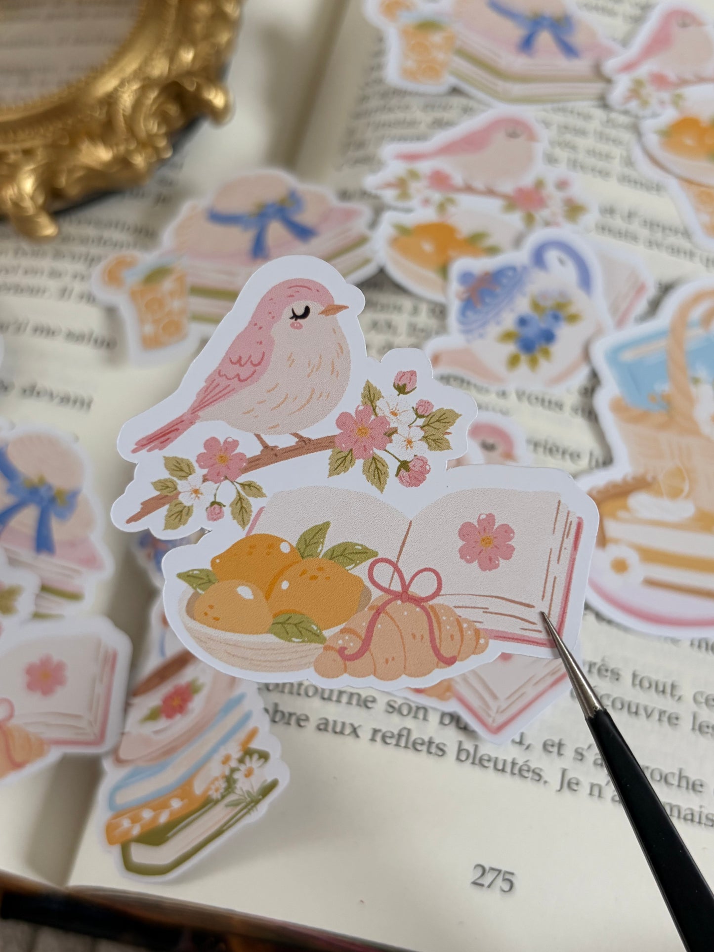 STICKERS - autocollant inspiration « Le goûter des lecteurs »