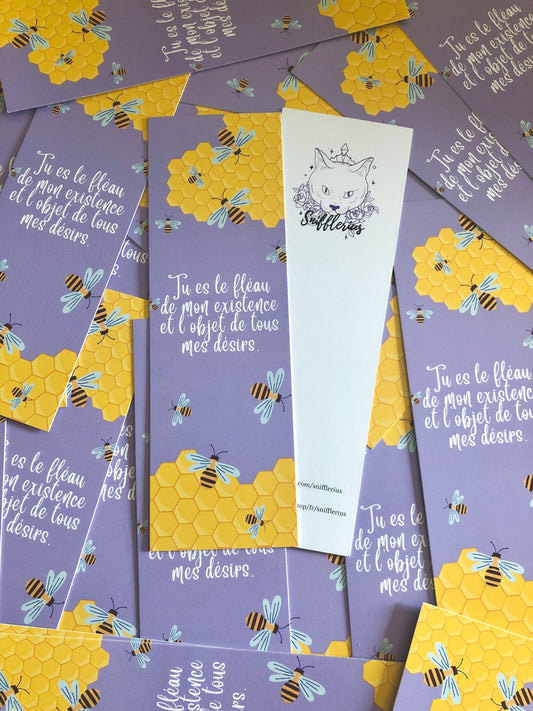 BOOKMARK - Marque page papier, inspiration bridgerton (anthony & kate)