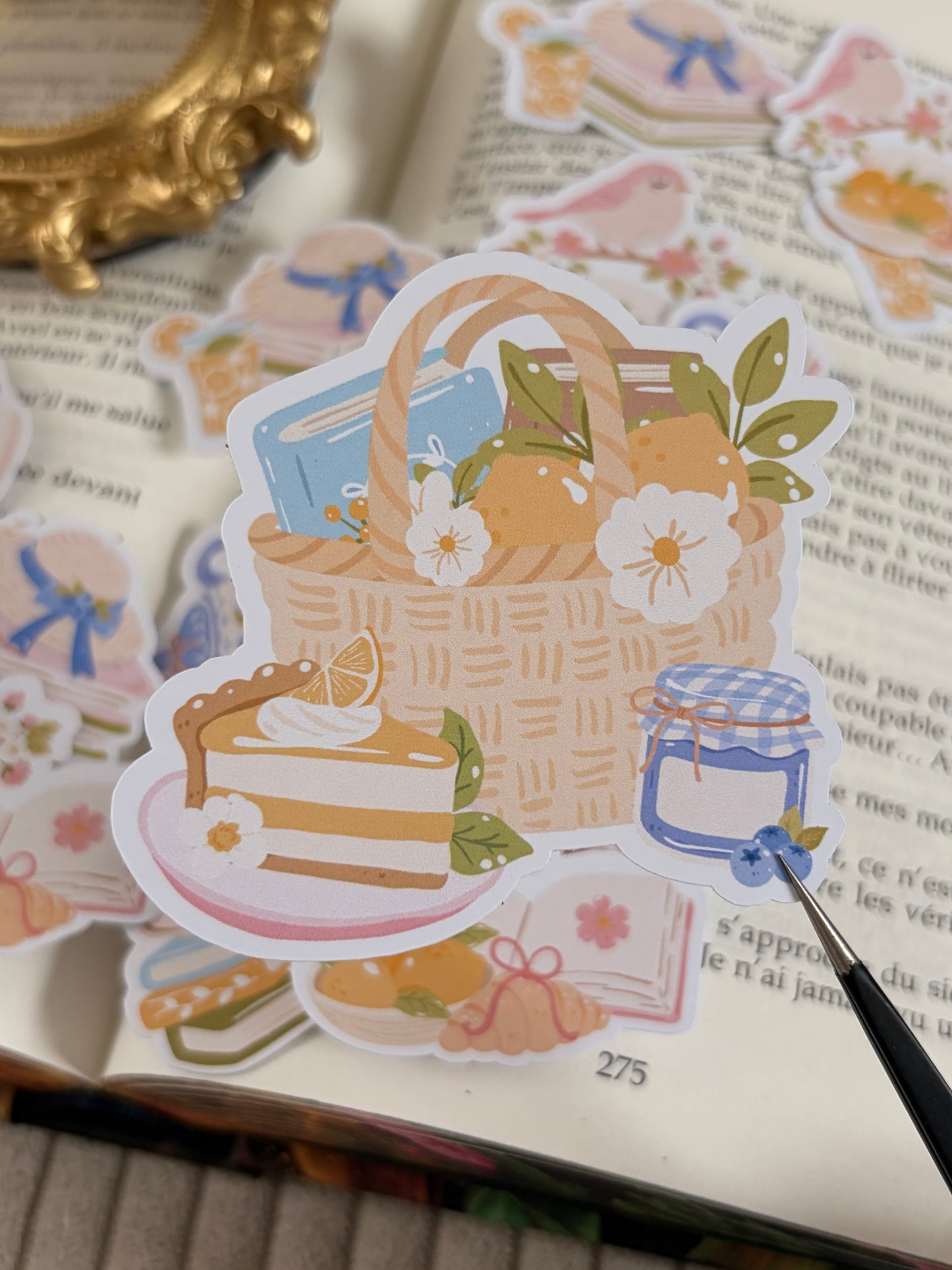 STICKERS - autocollant inspiration « Le goûter des lecteurs »