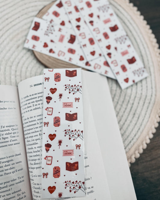 BOOKMARK - Marque page papier, inspiration saint-valentin 2025