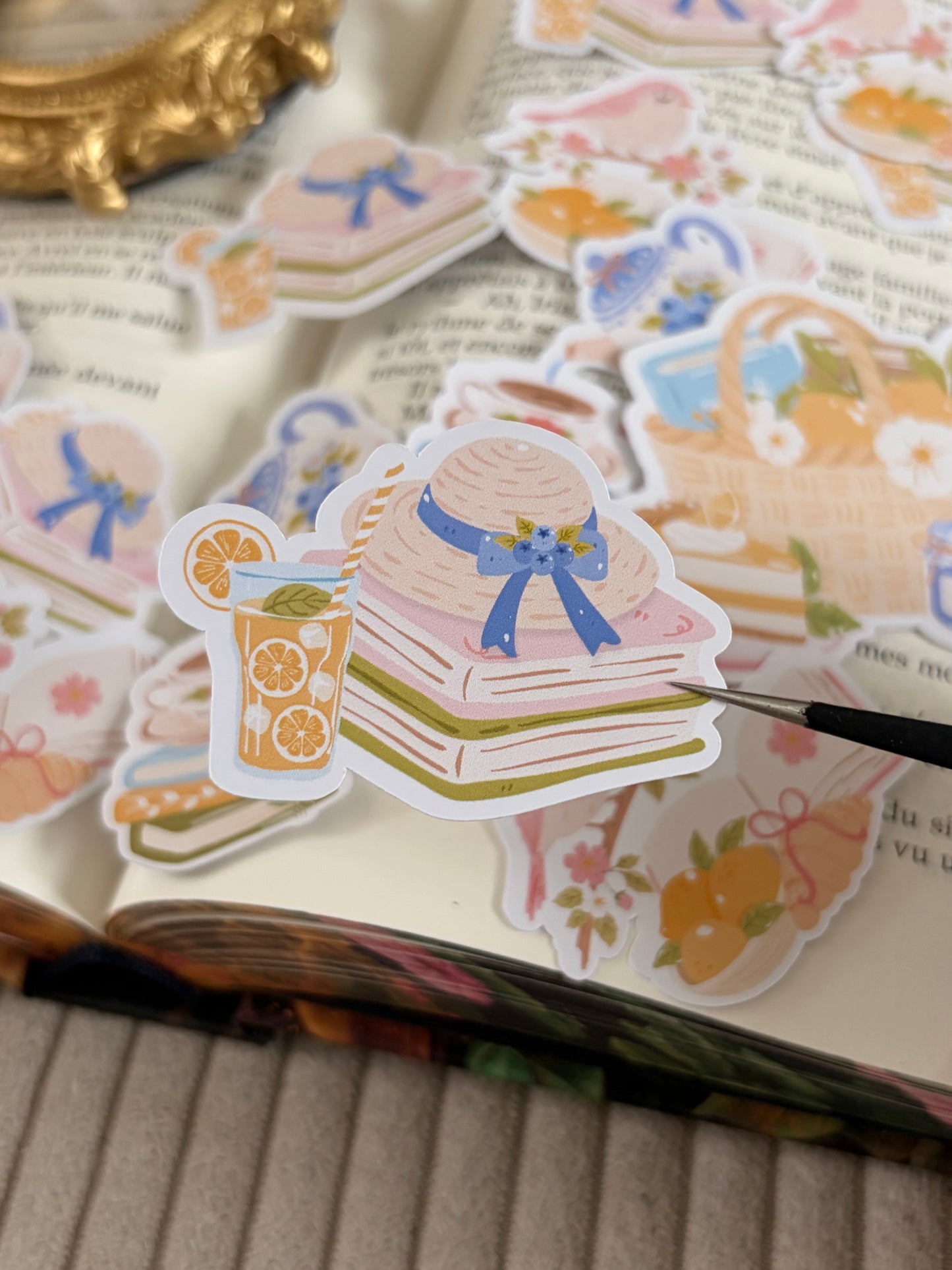 STICKERS - autocollant inspiration « Le goûter des lecteurs »