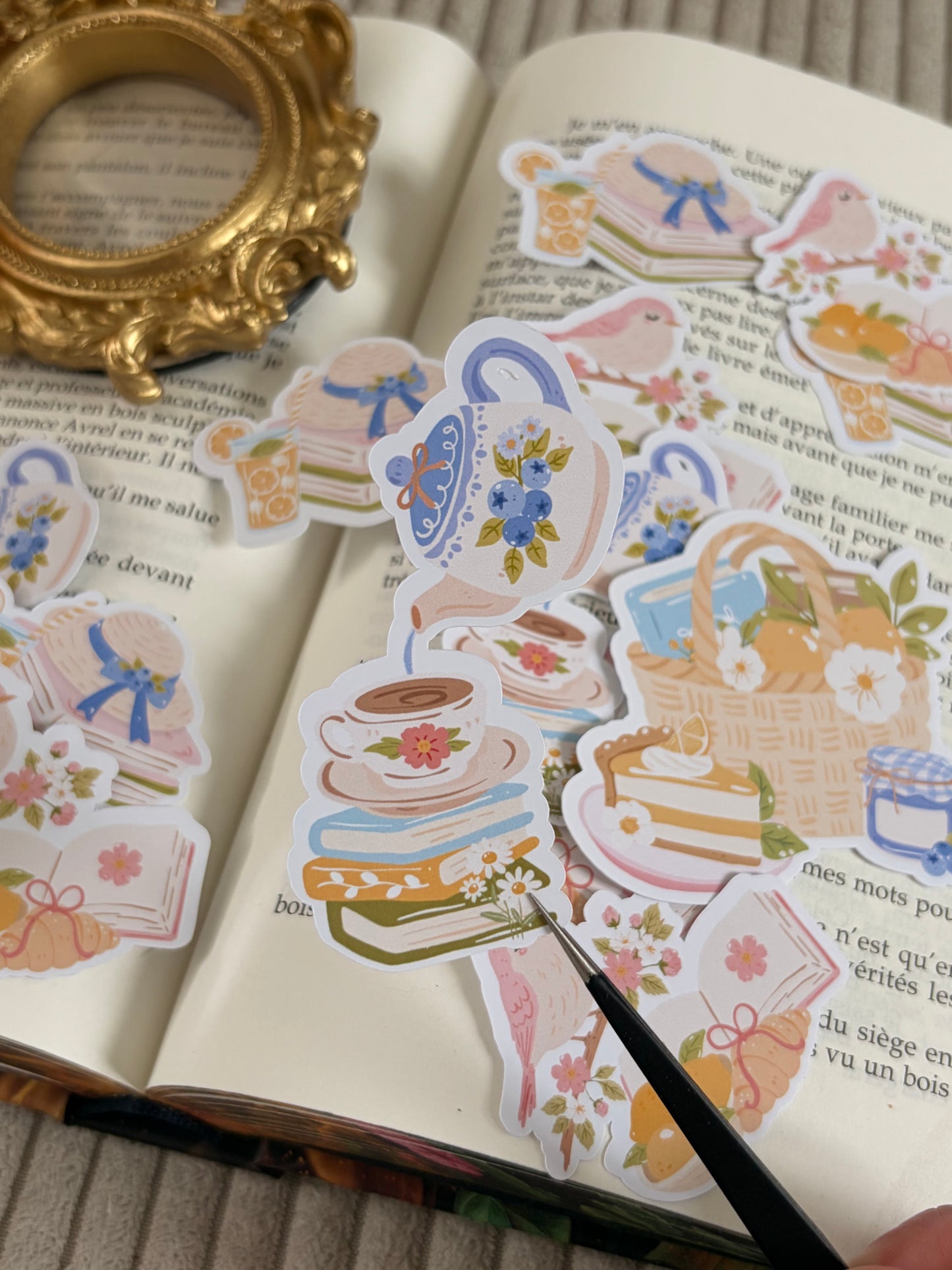 STICKERS - autocollant inspiration « Le goûter des lecteurs »