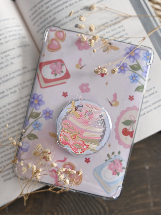 POPGRIP - Support téléphone/liseuse, inspiration « Le bal des pétales  »