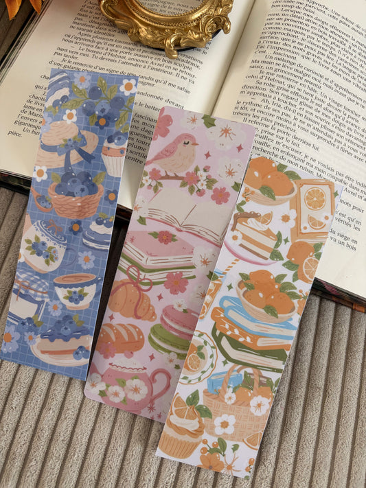 BOOKMARK - Marque page papier, inspiration « Le goûter des lecteurs »