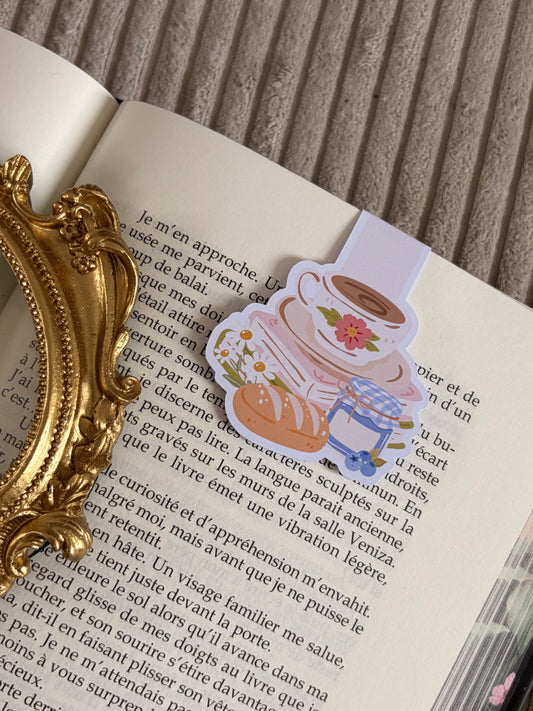 BOOKMARK - Marque page magnétique, inspiration « Le goûter des lecteurs »
