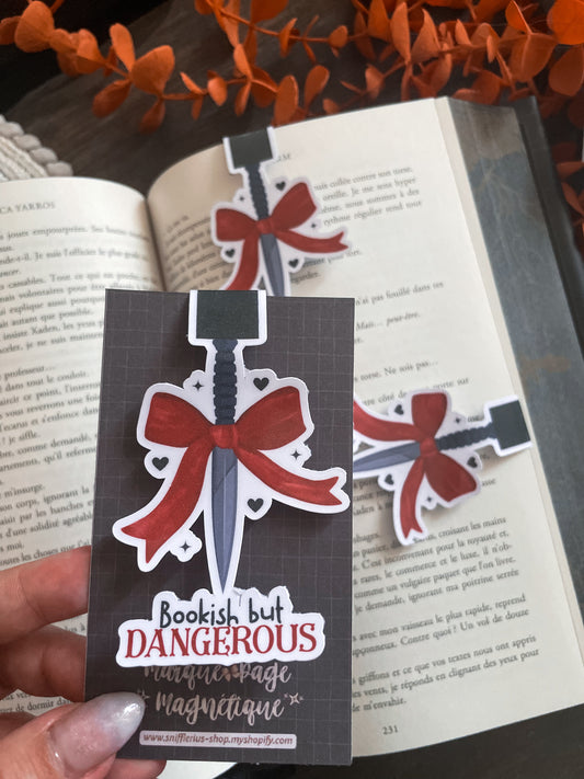BOOKMARK - Marque page magnétique, inspiration Bookish but Dangerous