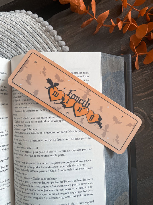 BOOKMARK - Marque page papier, inspiration Fourth Wing