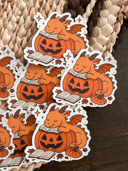 STICKERS - autocollant inspiration « Pumpkin Dragon »
