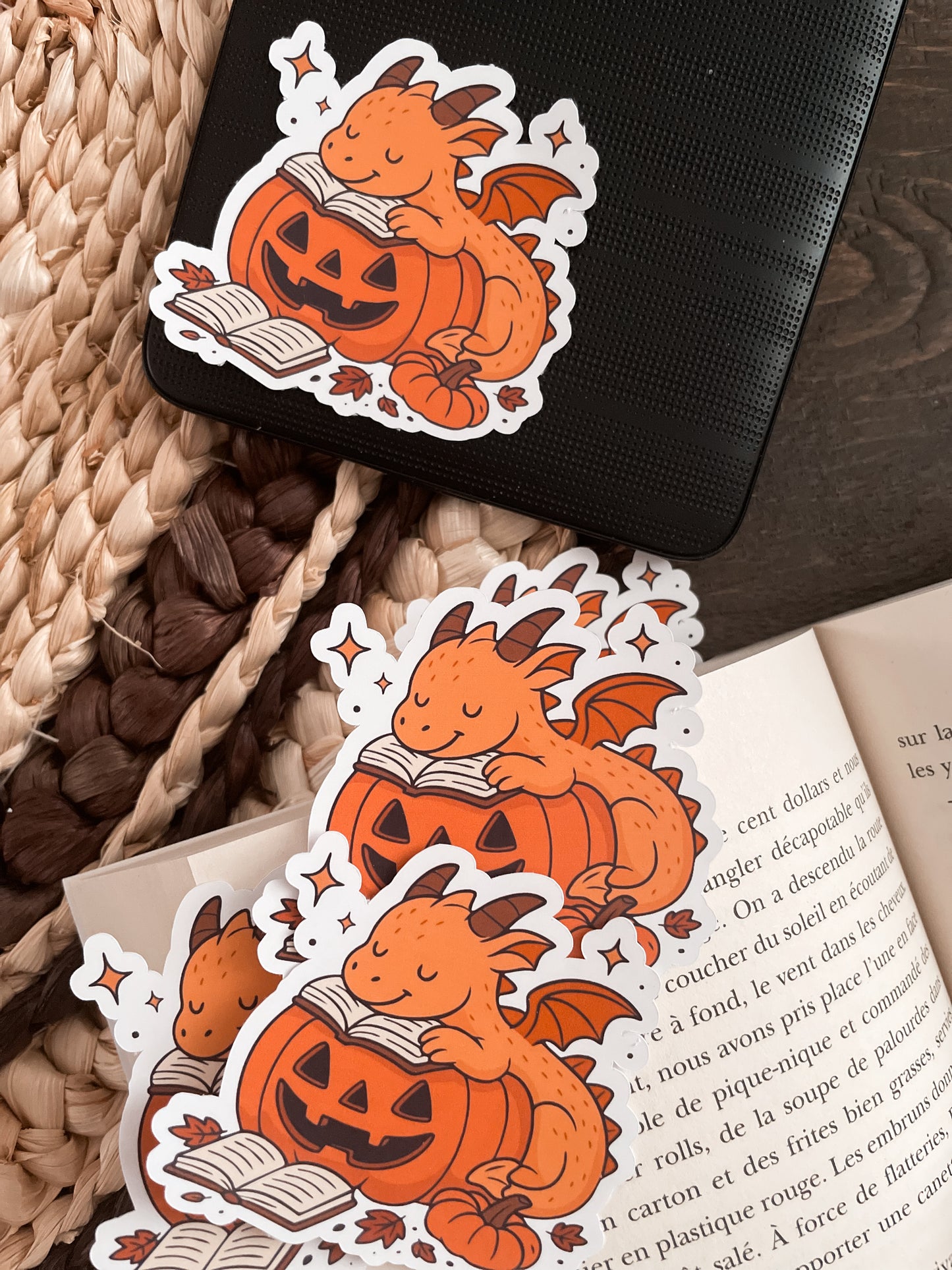 STICKERS - autocollant inspiration « Pumpkin Dragon »
