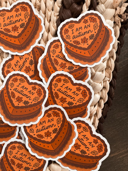 STICKERS - autocollant inspiration « i am an autumn »