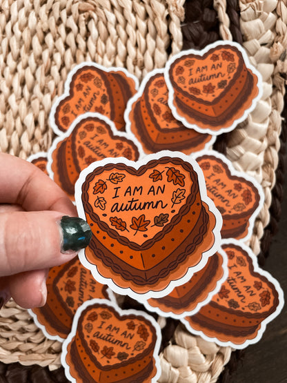 STICKERS - autocollant inspiration « i am an autumn »
