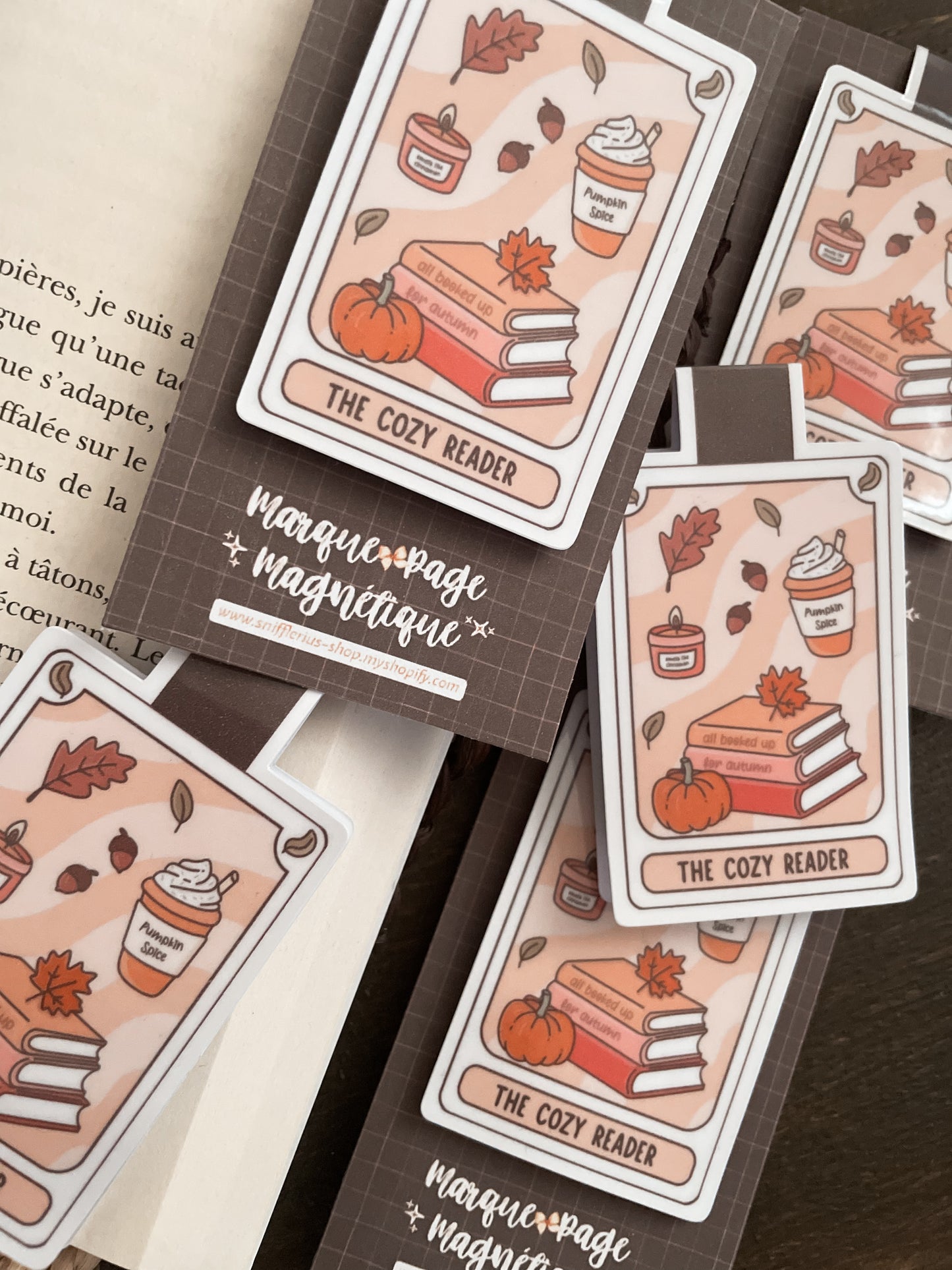 BOOKMARK - Marque page magnétique, the cozy reader