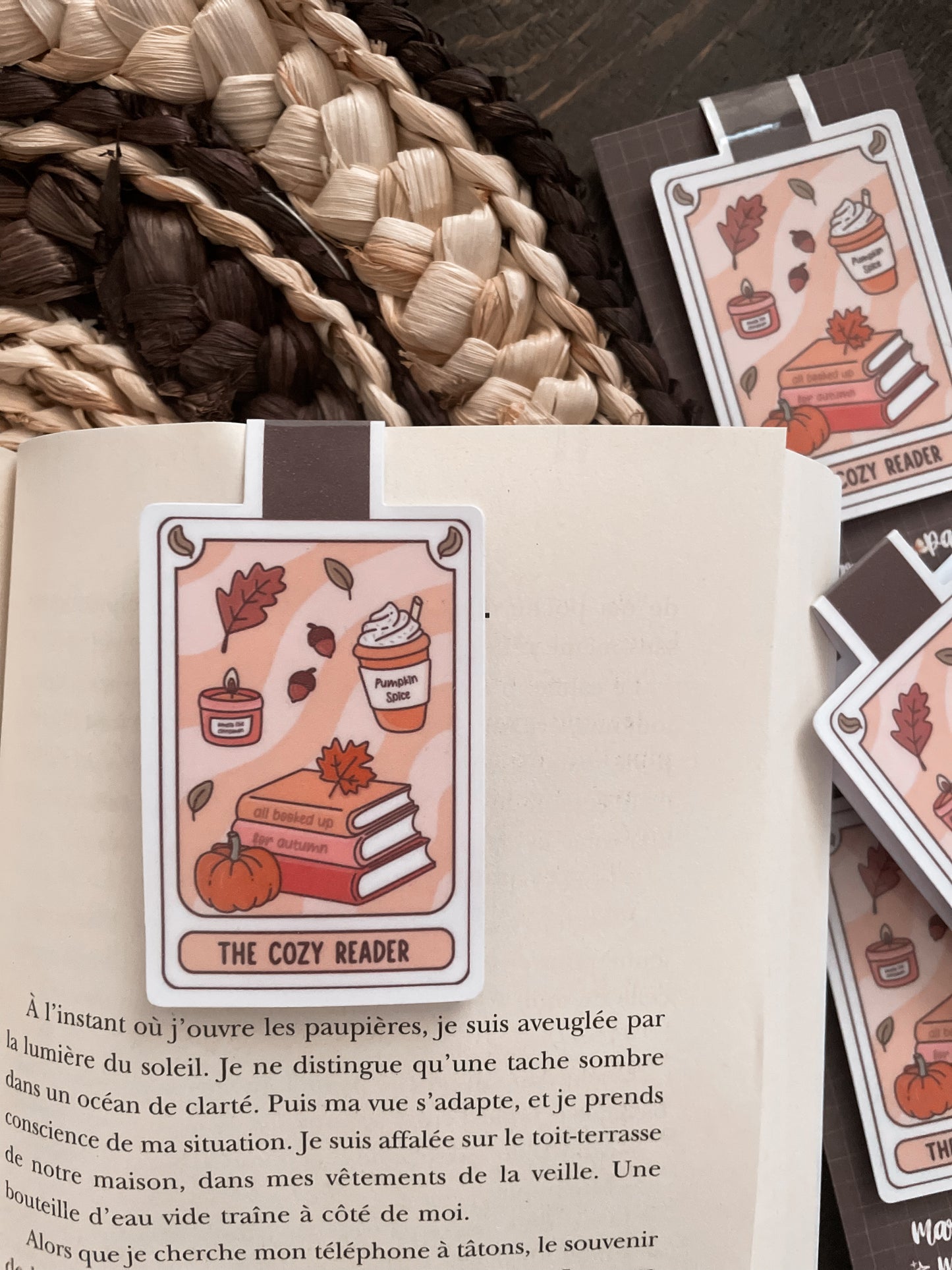 BOOKMARK - Marque page magnétique, the cozy reader