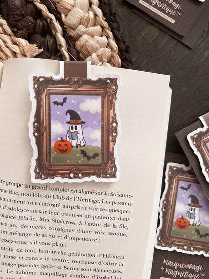 BOOKMARK - Marque page magnétique, the ghost who reads