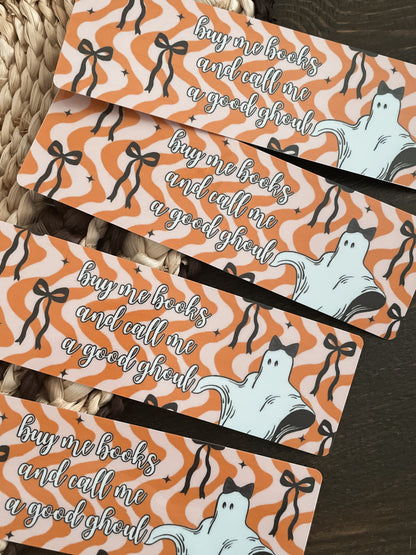 BOOKMARK - Marque page papier, inspiration « Buy me books »