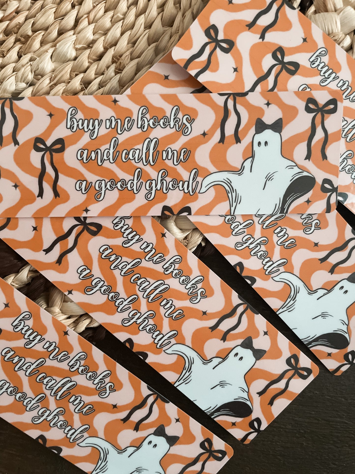 BOOKMARK - Marque page papier, inspiration « Buy me books »