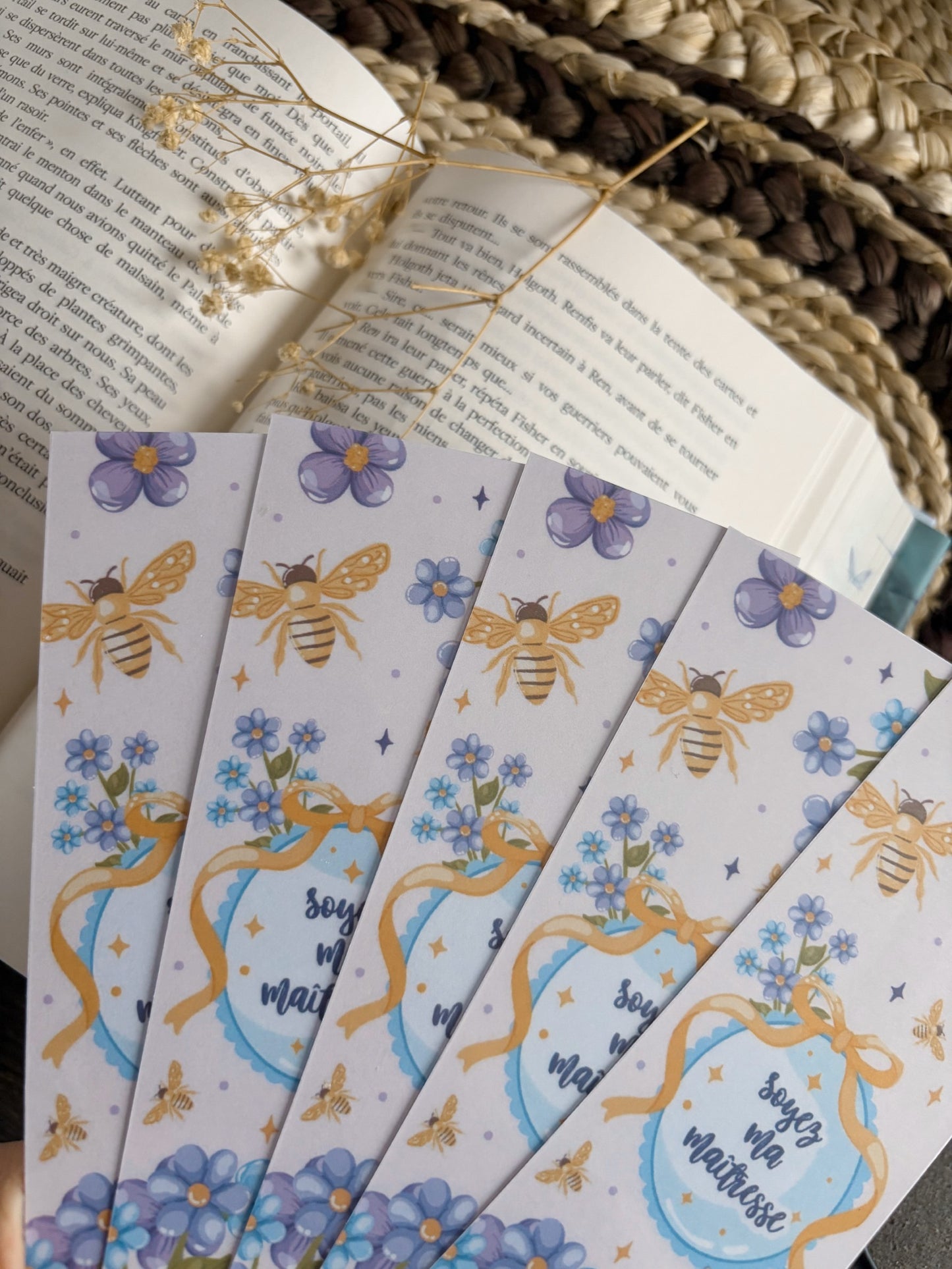BOOKMARK - Marque page papier, inspiration « Soyez ma maîtresse »