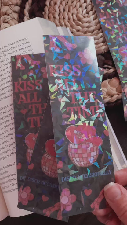 BOOKMARK - Marque page papier, inspiration « Kiss all the Time »